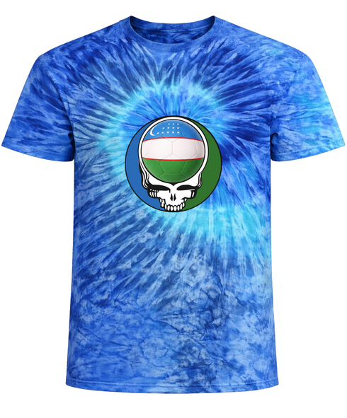 Uzbekistan FIFA World Cup Stealie Tie-Dye T-Shirt