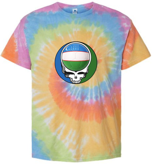 Uzbekistan FIFA World Cup Stealie Tie-Dye T-Shirt