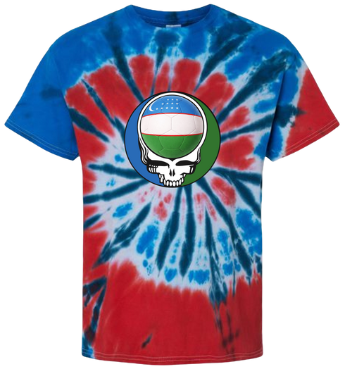 Uzbekistan FIFA World Cup Stealie Tie-Dye T-Shirt