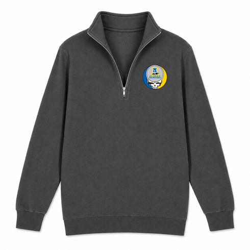 University of Alaska - Premium Grateful Dead Quarter-Zip Pullover - Charcoal - 5