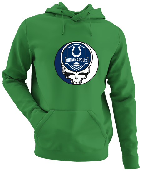 Indianapolis Football - Premium Grateful Dead Hoodie - Irish Green - 6