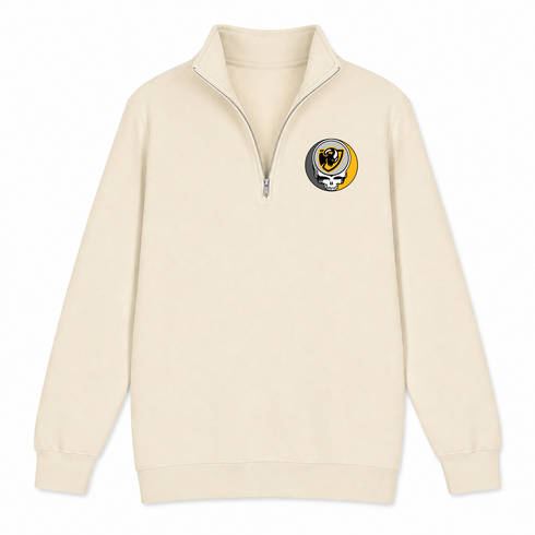 VCU - Premium Grateful Dead Quarter-Zip Pullover - Sand - 2