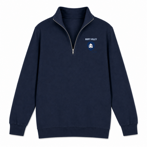 Penn State Jerry - Life is dead.® - Premium Grateful Dead Quarter-Zip Pullover - Navy - 4