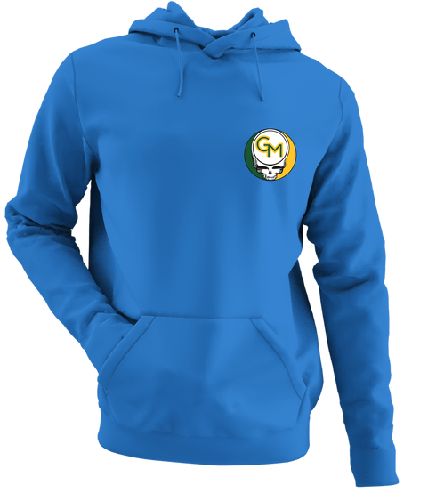 George Mason University - Premium Grateful Dead Left Chest Hoodie - Heather Royal - 5