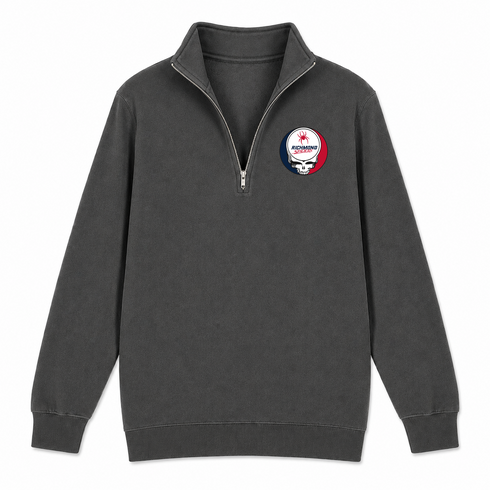 University of Richmond - Premium Grateful Dead Quarter-Zip Pullover - Charcoal - 6