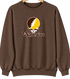 Valparaiso Stealie Premium Unisex Crewneck — Design: Valparaiso University — Brown