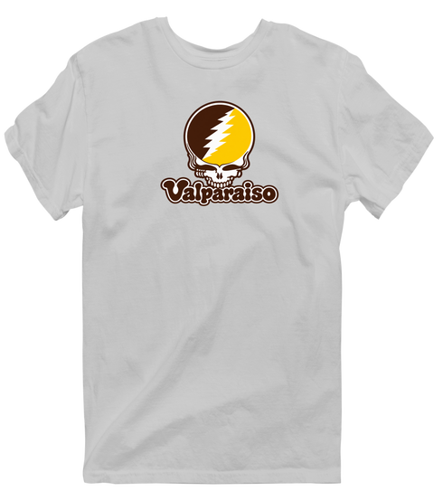 Valparaiso Stealie Premium Unisex T-Shirt — Design: Valparaiso University — Sport Grey