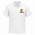 Valparaiso Stealie Premium Unisex Polo — Design: Valparaiso University — White