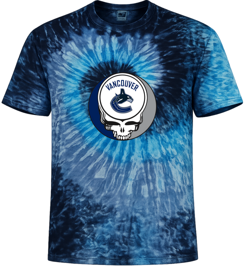 Vancouver Canucks Stealie Tie-Dye T-Shirt