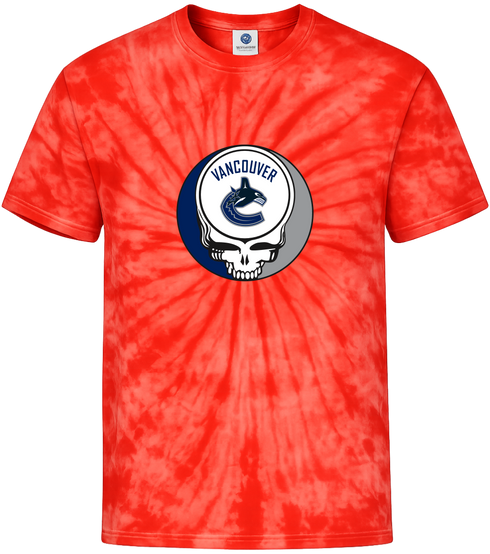 Vancouver Canucks Stealie Tie-Dye T-Shirt
