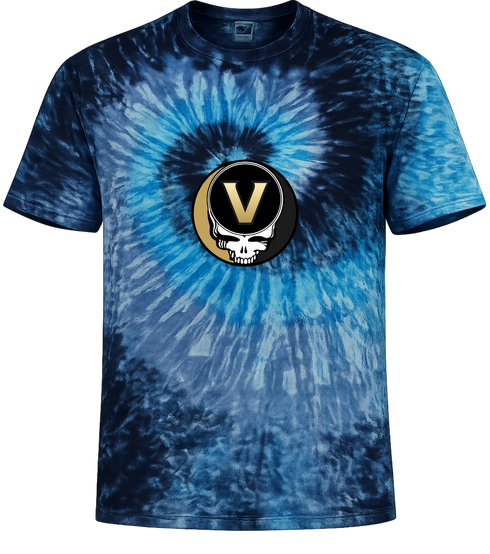 Vanderbilt University Stealie Tie-Dye T-Shirt