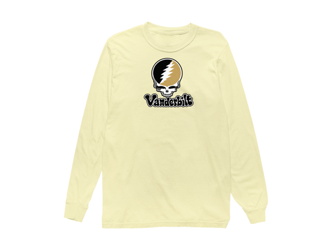 Vanderbilt Stealie Premium Unisex Long-Sleeve — Design: Vanderbilt University — Butter