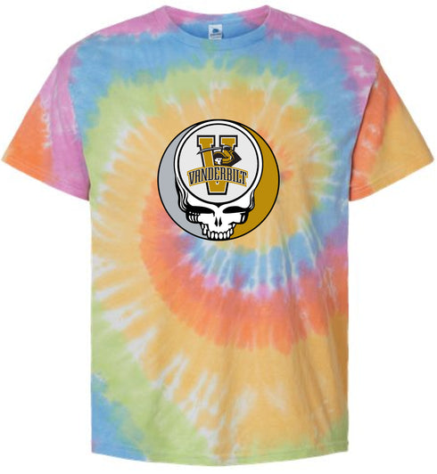 Vanderbilt University Stealie Tie-Dye T-Shirt
