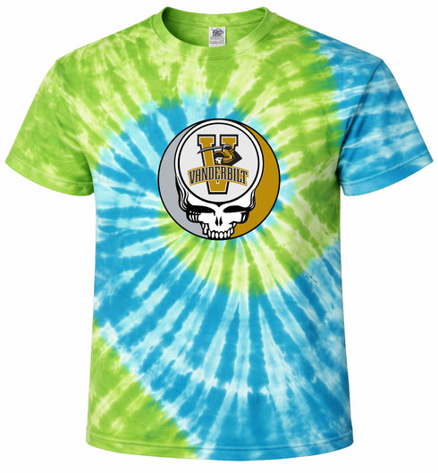 Vanderbilt University Stealie Tie-Dye T-Shirt