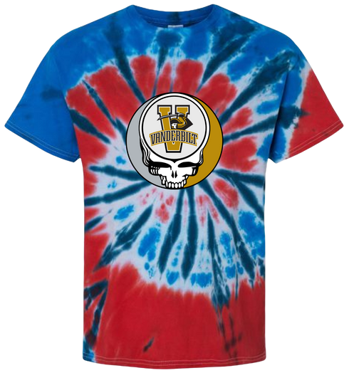 Vanderbilt University Stealie Tie-Dye T-Shirt