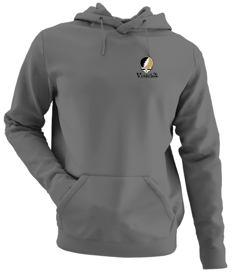 Vanderbilt Stealie Premium Unisex Hoodie — Design: Vanderbilt University — Charcoal