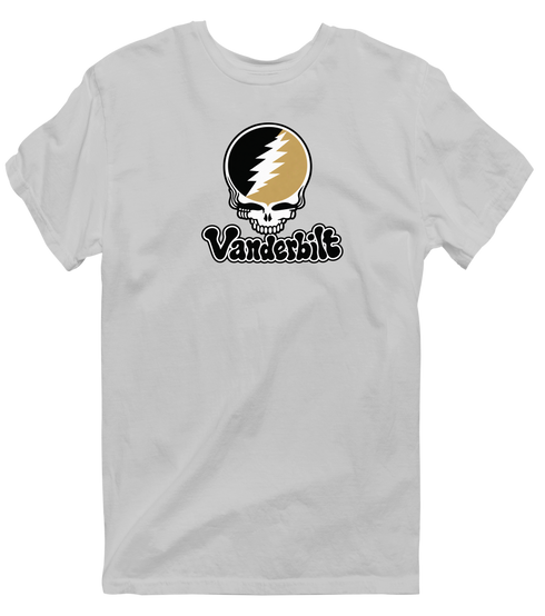 Vanderbilt Stealie Premium Unisex T-Shirt — Design: Vanderbilt University — Sport Grey
