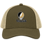 Vanderbilt Stealie Premium Unisex Trucker Cap — Design: Vanderbilt University — Moss/Khaki
