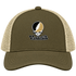 Vanderbilt Stealie Premium Unisex Trucker Cap — Design: Vanderbilt University — Moss/Khaki