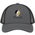 Vanderbilt Stealie Premium Unisex Trucker Cap — Design: Vanderbilt University — Charcoal/Black