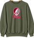 Vassar Stealie Premium Unisex Crewneck — Design: Vassar College — Military Green