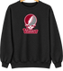 Vassar Stealie Premium Unisex Crewneck — Design: Vassar College — Black