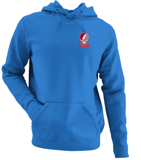 Vassar Stealie Premium Unisex Hoodie — Design: Vassar College — Heather Royal