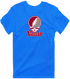 Vassar Stealie Premium Unisex T-Shirt — Design: Vassar College — Royal