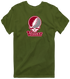 Vassar Stealie Premium Unisex T-Shirt — Design: Vassar College — Military Green