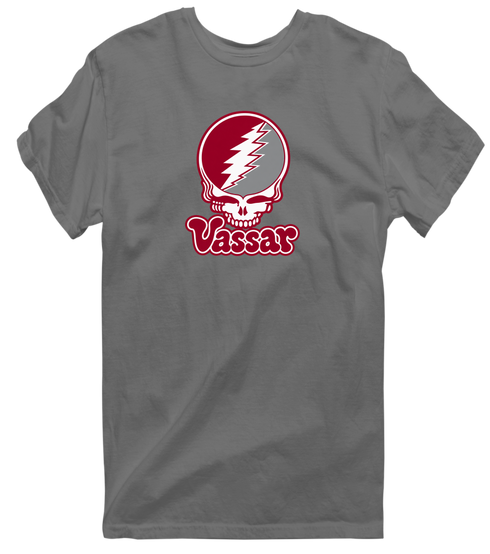 Vassar Stealie Premium Unisex T-Shirt — Design: Vassar College — Charcoal