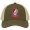 Vassar Stealie Premium Unisex Trucker Cap — Design: Vassar College — Moss/Khaki