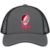 Vassar Stealie Premium Unisex Trucker Cap — Design: Vassar College — Charcoal/Black