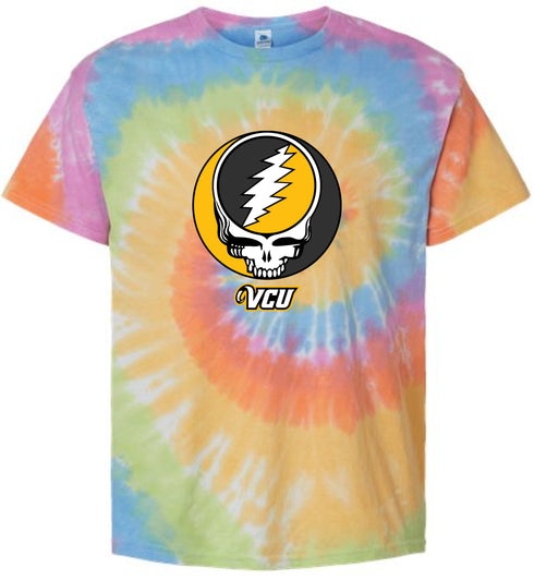 VCU Stealie Tie-Dye T-Shirt