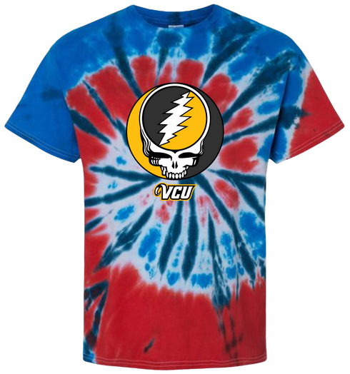 VCU Stealie Tie-Dye T-Shirt