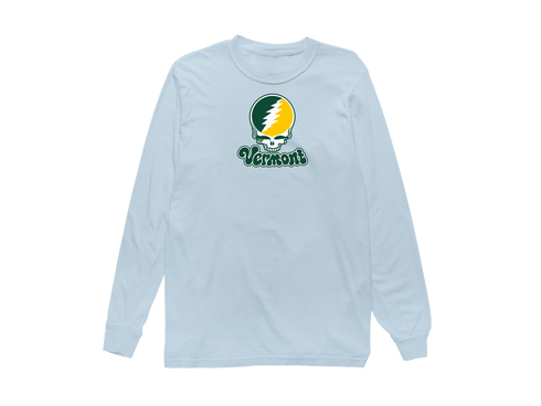 Vermont Stealie Premium Unisex Long-Sleeve — Design: Vermont University of — Chambray