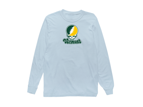 Vermont Stealie Premium Unisex Long-Sleeve — Design: Vermont University of — Chambray