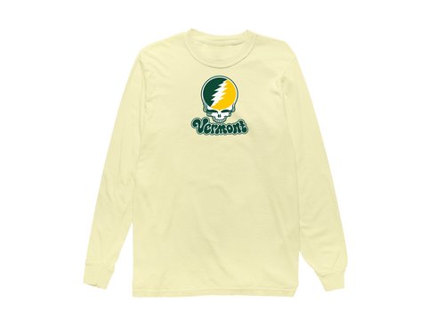 Vermont Stealie Premium Unisex Long-Sleeve — Design: Vermont University of — Butter