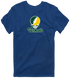 Vermont Stealie Premium Unisex T-Shirt — Design: Vermont University of — Navy