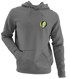 George Mason University - Premium Grateful Dead Left Chest Hoodie - Charcoal