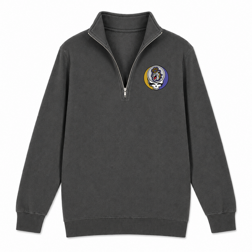 James Madison University - Premium Grateful Dead Quarter-Zip Pullover - Charcoal - 5