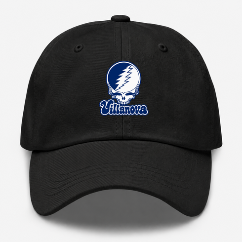Villanova Stealie Premium Unisex Dad Hat — Design: Villanova University — Black