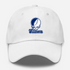 Villanova Stealie Premium Unisex Dad Hat — Design: Villanova University — White