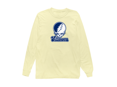 Villanova Stealie Premium Unisex Long-Sleeve — Design: Villanova University — Butter