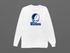 Villanova Stealie Premium Unisex Long-Sleeve — Design: Villanova University — White