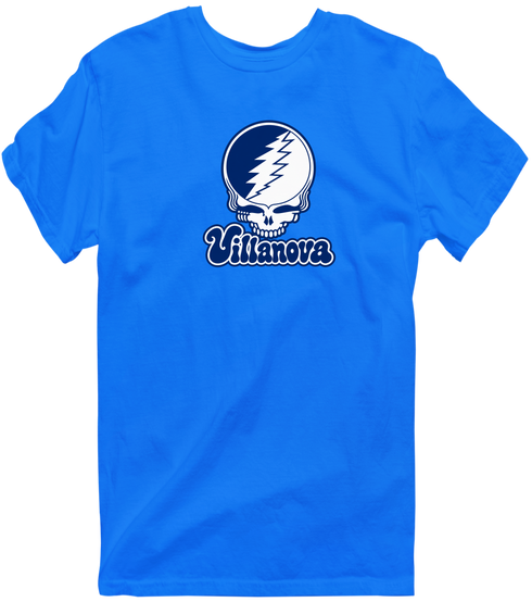 Villanova Stealie Premium Unisex T-Shirt — Design: Villanova University — Royal