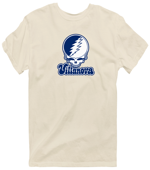 Villanova Stealie Premium Unisex T-Shirt — Design: Villanova University — Sand