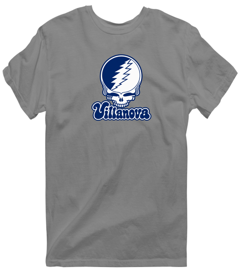 Villanova Stealie Premium Unisex T-Shirt — Design: Villanova University — Dark Heather