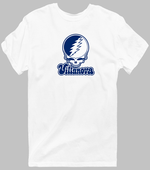 Villanova Stealie Premium Unisex T-Shirt — Design: Villanova University — White