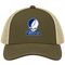Villanova Stealie Premium Unisex Trucker Cap — Design: Villanova University — Moss/Khaki