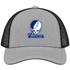 Villanova Stealie Premium Unisex Trucker Cap — Design: Villanova University — Heather Grey/Black
